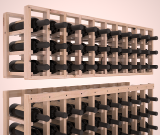 Elementcollection 10 Column Standard Extender Wood Wine Rack Unstained