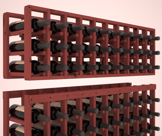 Elementcollection 10 Column Standard Extender Wood Wine Rack Cherry Stained