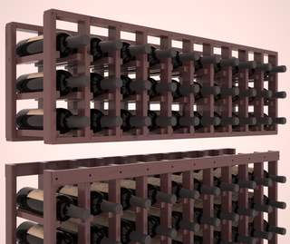 Elementcollection 10 Column Standard Extender Wood Wine Rack Walnut Stained
