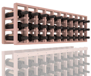 Elementcollection 10 Column Standard Extender Wood Wine Rack Unstained Element Collection