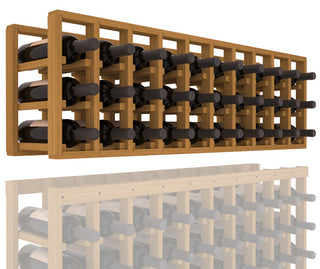 Elementcollection 10 Column Standard Extender Wood Wine Rack Oak Stained