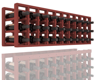 Elementcollection 10 Column Standard Extender Wood Wine Rack Cherry Stained
