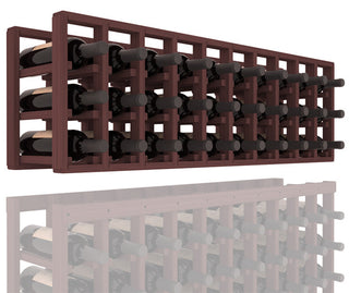 Elementcollection 10 Column Standard Extender Wood Wine Rack Walnut Stained