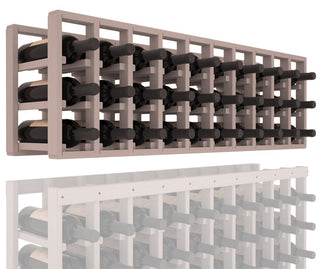 Elementcollection 10 Column Standard Extender Wood Wine Rack Greywash Stained