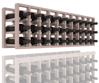 Elementcollection 10 Column Standard Extender Wood Wine Rack Greywash Stained