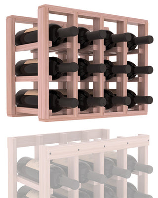 Elementcollection 4 Column Standard Wood Wine Rack Extender Unstained