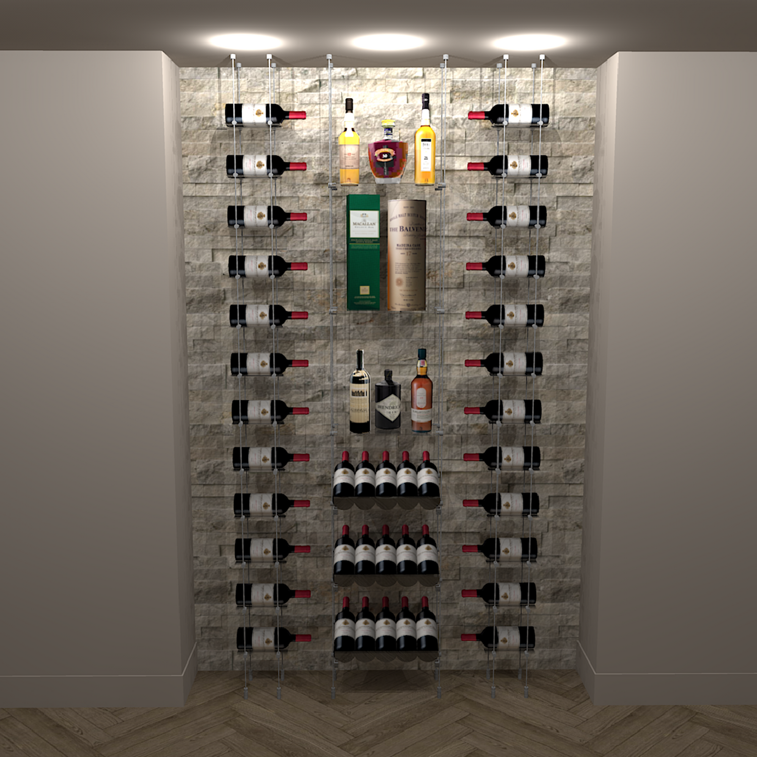The Floating Bar Wine Display Kit