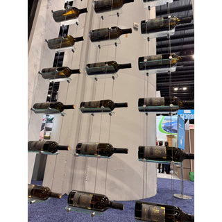 6 Bottle Float Cable Wine Racking Display Kit