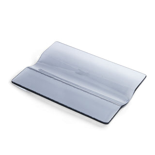 Gray glass for securing bottles on the cable in the FLOAT wine racking system