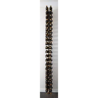 caption Full Front View of 1 Bottle Wide Cork Forward V Bar Glow, Single Spacing