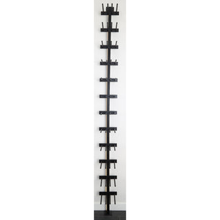 caption Double Bottle Wide Cork Forward V Bar Floating Wine Rack (shown without bottles)