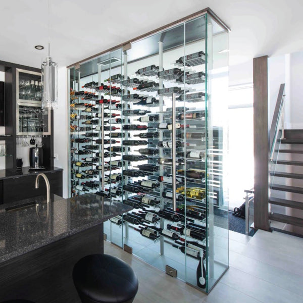 Wine Racking with Rails – Blue Grouse Wine Cellars