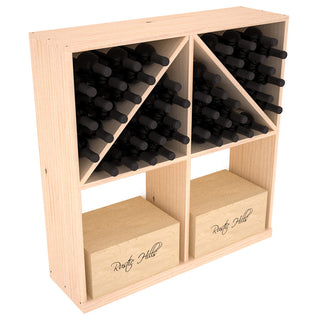 Elementcollection Solid Case Wine Bottle Bin With Top 1 Unstained