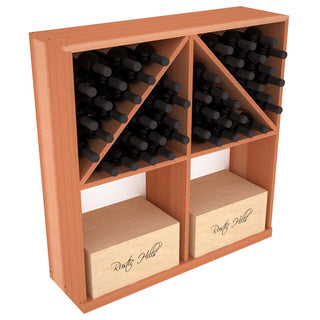 Elementcollection Solid Case Wine Bottle Bin With Top 1 Unstained