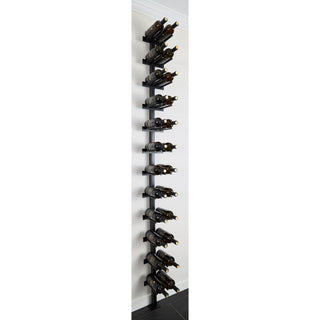 caption Double Bottle Wide Cork Forward V Bar Floating Wine Rack 