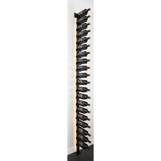 caption 1 Bottle Wide Cork Forward V Bar Glow (with LED Lighting)