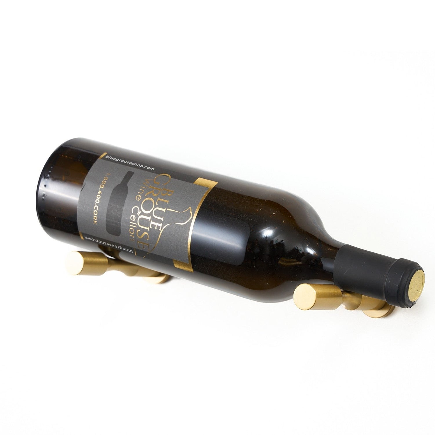 VINdustry Label View Single Bottle Deep Wine Pegs (Pair)