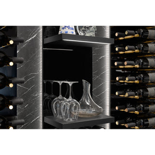 VINdustry Wine Pegs & Panel Kit - 3 Foot Tall Rectangular, Floating Shelves