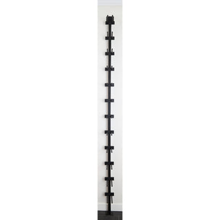 caption Single Bottle Wide Cork Forward V Bar Floating Wine Rack 