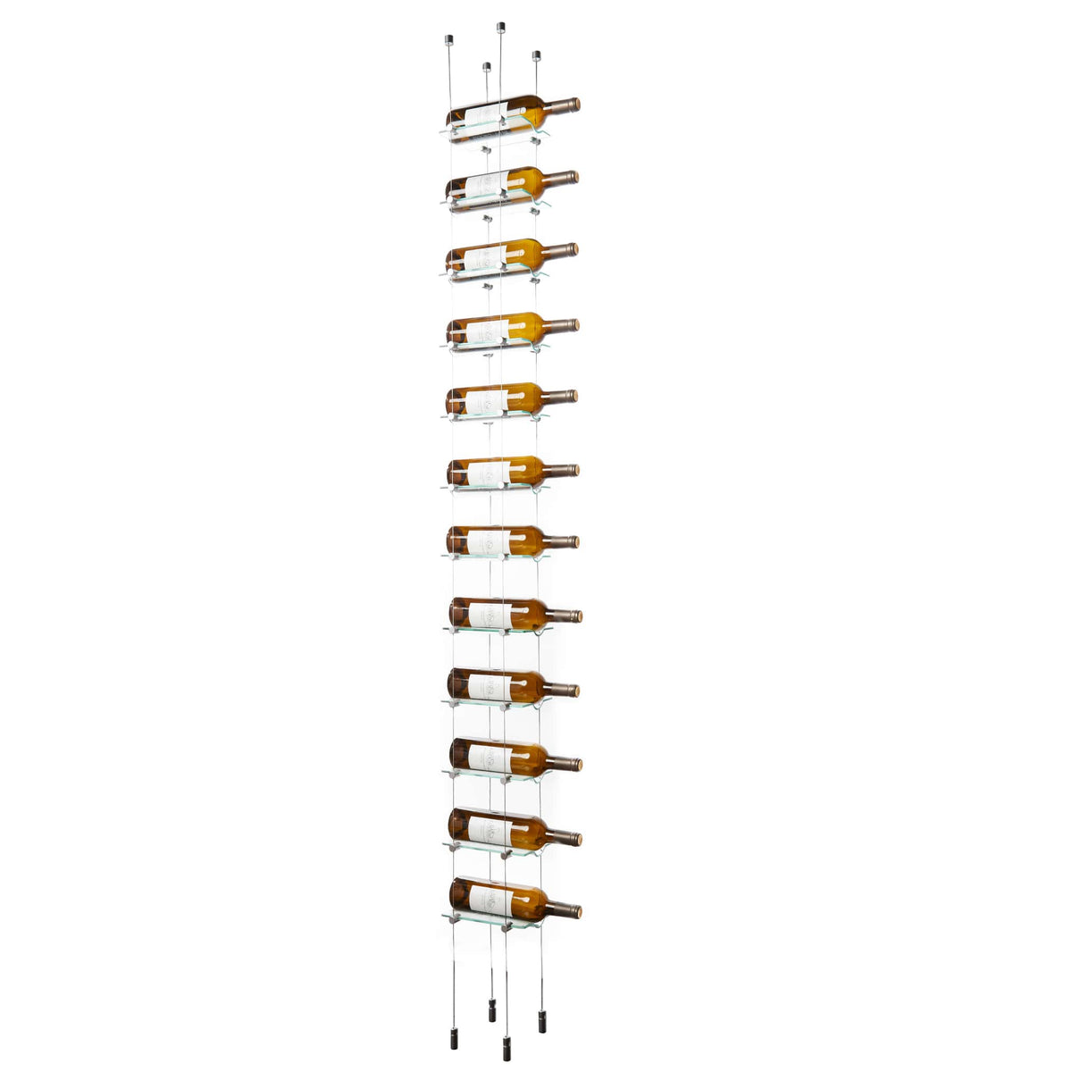 Floating Wine Racks | Cable & Glass – Blue Grouse Wine Cellars