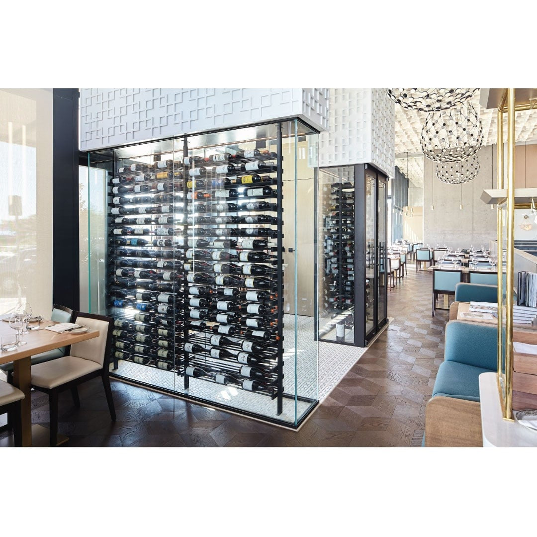 Millesime Streamline Wine Rack - 3 Bottle Deep & 9 Feet High – Blue ...
