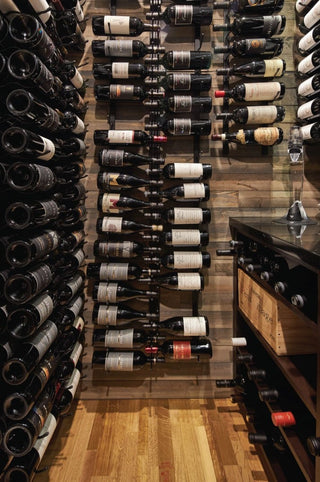 Vintage View Wine Racking in Wine Cellar