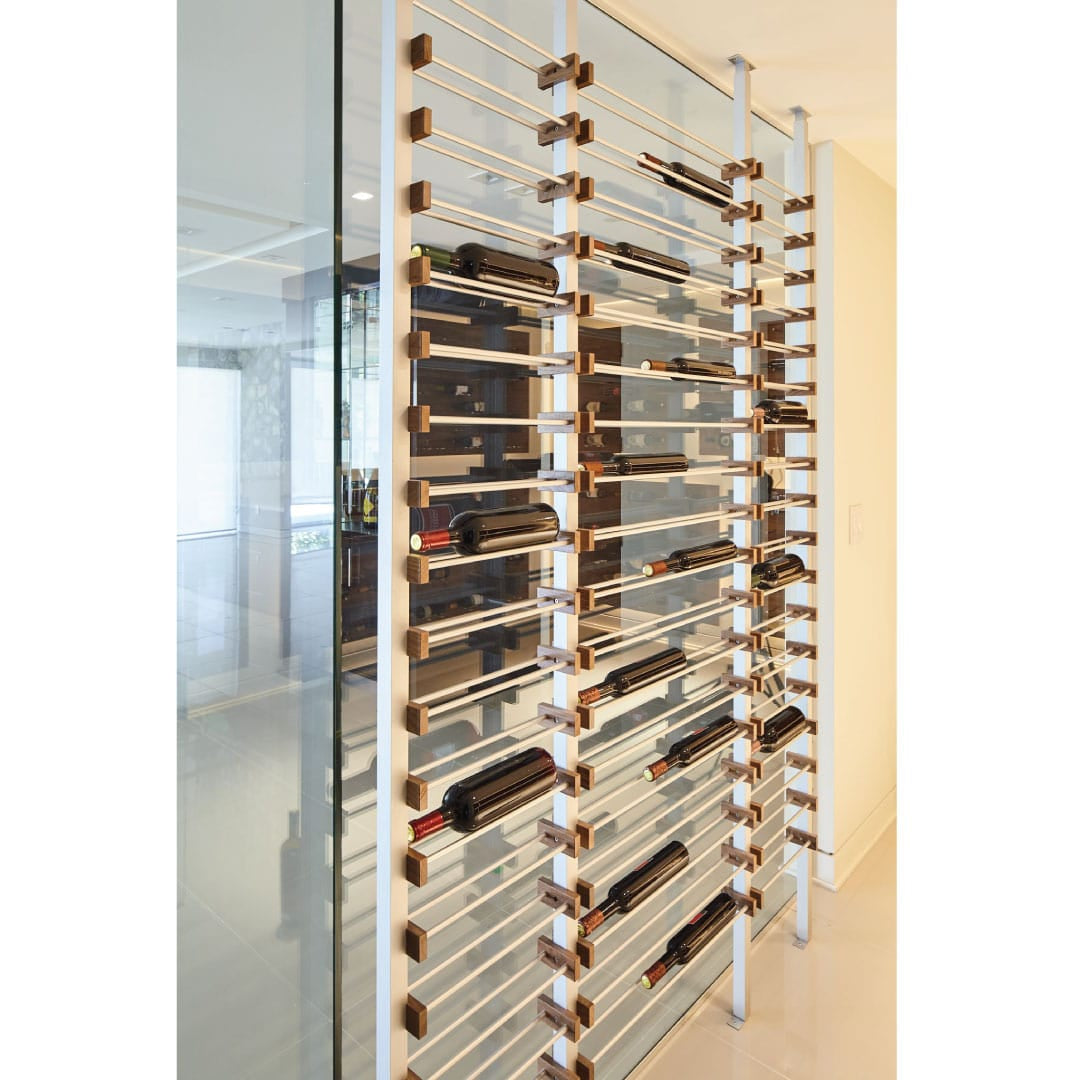 Millesime Streamline Wine Rack - 3 Bottle Deep & 9 Feet High – Blue ...