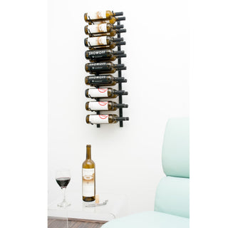 Vintage View WS32 Wall Series Wine Rack in Matte Black