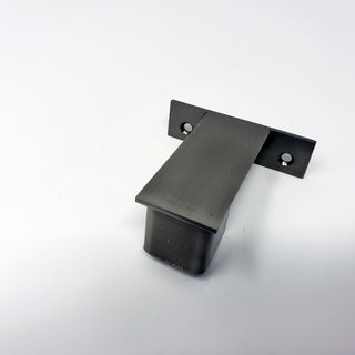 Wall Standoff Mounting Brackets for Vino Series Floor to Ceiling Post - Gunmetal Finish
