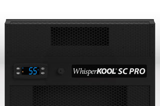 WhisperKOOL SC Pro 4000 Cooling Unit  controller unit close up 