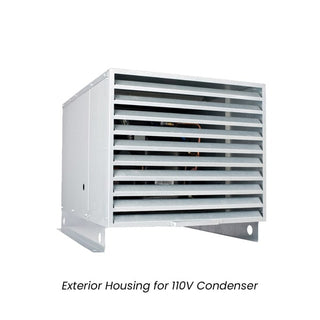 WhisperKOOL Platinum twin split cooling system 110v condenser exterior housing wine storage cooling 