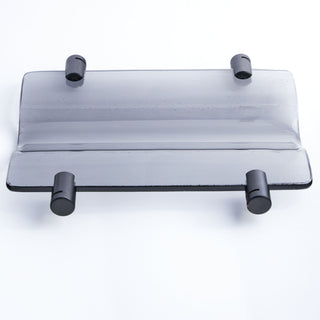 Float Dark Glass Cradle with Clips