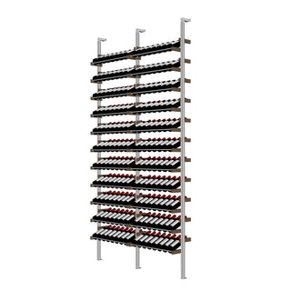 Millesime Showcase Wine Rack -56 bottle wide 9 Feet High  label forward wine racks