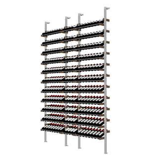 Millesime Showcase Wine Rack -72 bottle wide 9 Feet High  label forward wine racks
