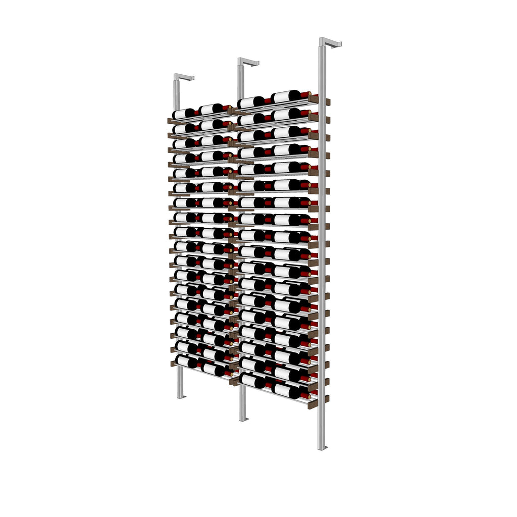 Millesime Streamline Wine Rack - 2 Bottle Deep & 8 Feet High – Blue ...