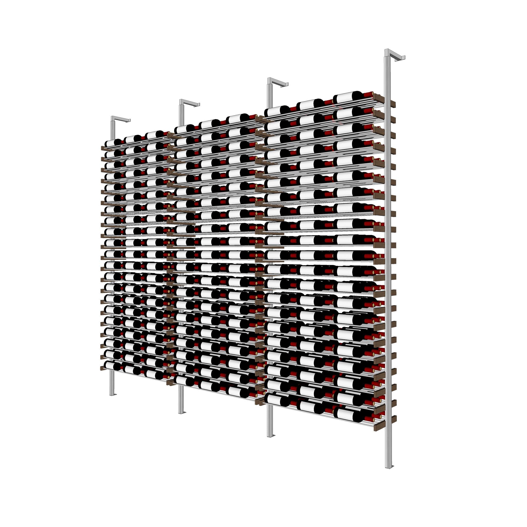 Millesime Streamline Wine Rack - 3 Bottle Deep & 9 Feet High – Blue ...